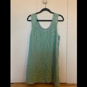*NEW* Free People velvet beaded dress